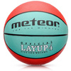 Piłka koszykowa Meteor Layup 4 czerwony/zielony