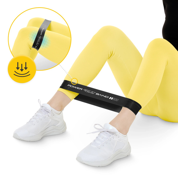 Guma, taśma do ćwiczeń 4Fizjo Mini Power Band 1,2mm bardzo ciężki opór