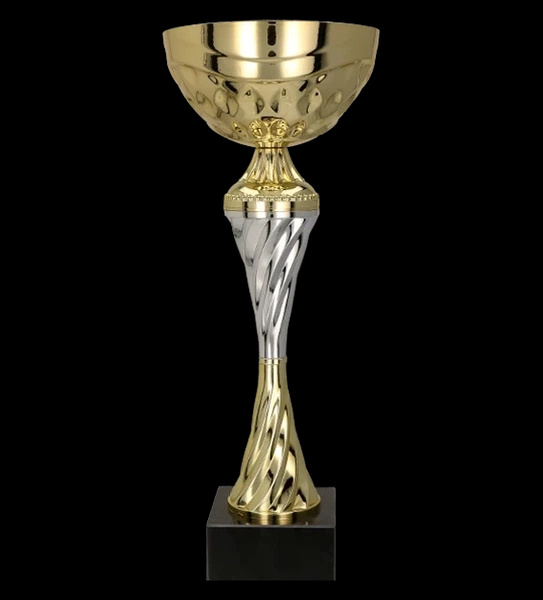 Puchar metalowy złoto-srebrny - PAJA H-34cm, R-120mm 8233B