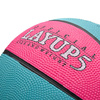 Piłka koszykowa Meteor LayUp 5 różówo-niebieska 07085