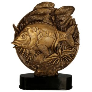 Statuetka odlewana brązowa WĘDKARSTWO RFST3050-23/BR