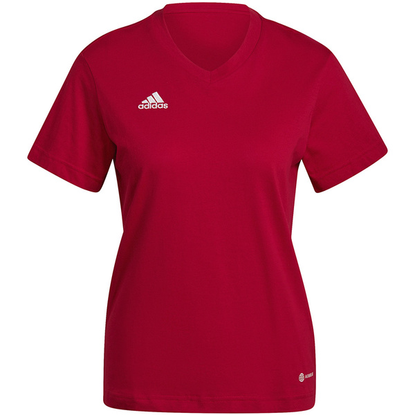 Koszulka damska adidas Entrada 22 Tee czerwona
