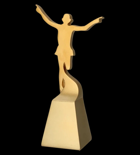 Statuetka odlewana 23cm - BIEGI - RP5013-23/G