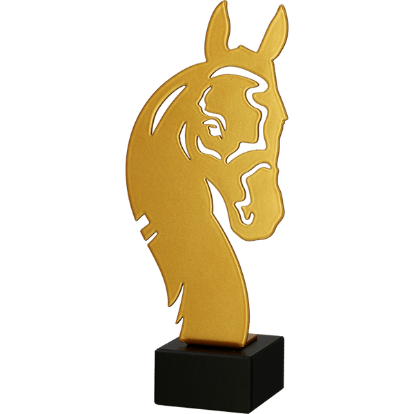 Statuetka metalowa złota JEŹDZIECTWO ML-HOR