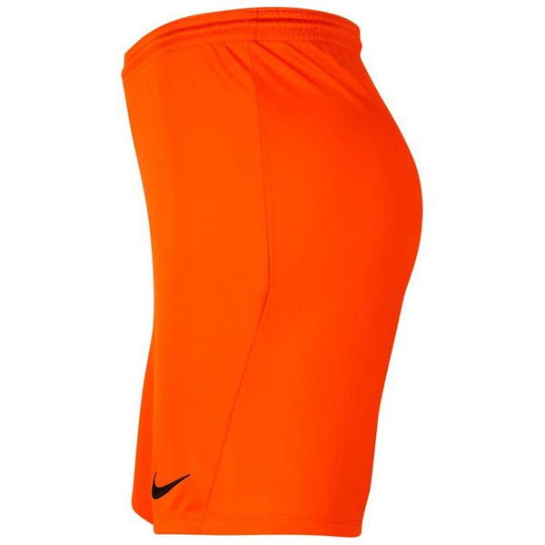 Spodenki dziecięce Nike Dri-FIT Park III pomarańczowe poliestrowe