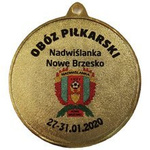 Nadruk na medal folia okrągły 50 mm