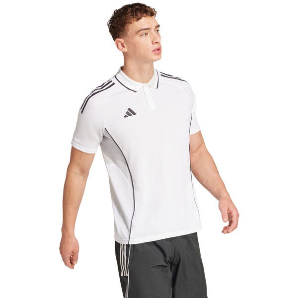 Koszulka męska adidas Tiro 25 Competition Polo biała JY1807