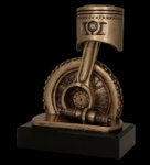 Statuetka  odlewana 20cm - MOTORYZACJA - RTY3840/BR