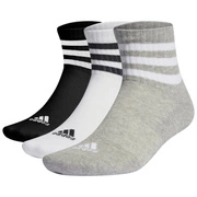 Skarpety damskie, męskie adidas 3-Stripes Cushioned Sportswear Low-Cut 3PP