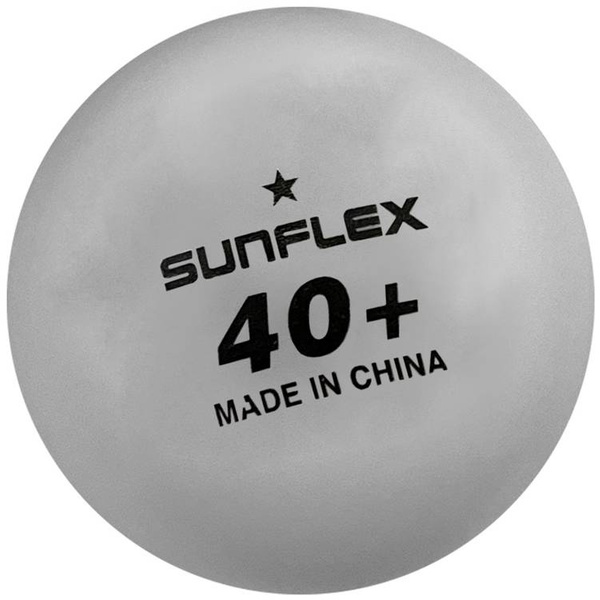 Piłeczki do ping ponga Sunflex Balls 1-Star białe 6 szt. 21603