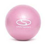Piłka gimnastyczna pilates gumowa PVC BL032 25 cm różowa
