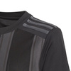 Koszulka dla dzieci adidas Striped 21 Jersey czarno-szara GN7634