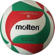 Piłka siatkowa MOLTEN  V5-M4000 zielono-biało-czerwona rozmiar 5 FIVB treningowa