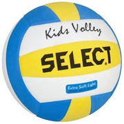 Piłka siatkowa Select Kids Volley niebiezko-biało-żółta