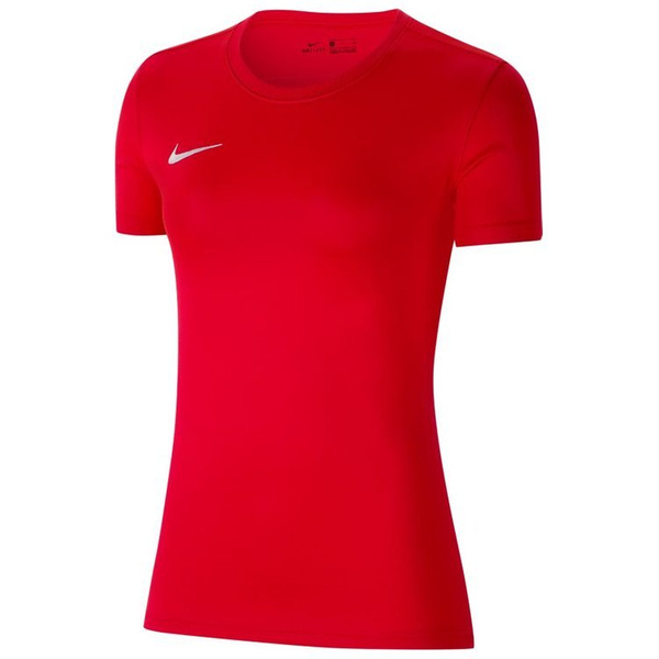 Koszulka damska NikeDri-FIT Park VII czerwona piłkarska, sportowa