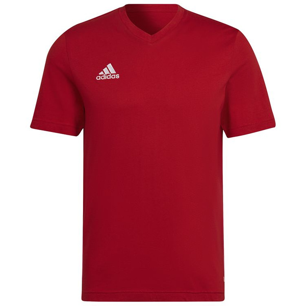 Koszulka męska adidas Tee Tepore czerwona bawełniana