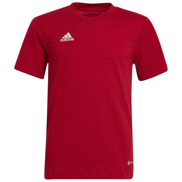 Koszulka sportowa dziecięca adidas TEE czerwona bawełniana