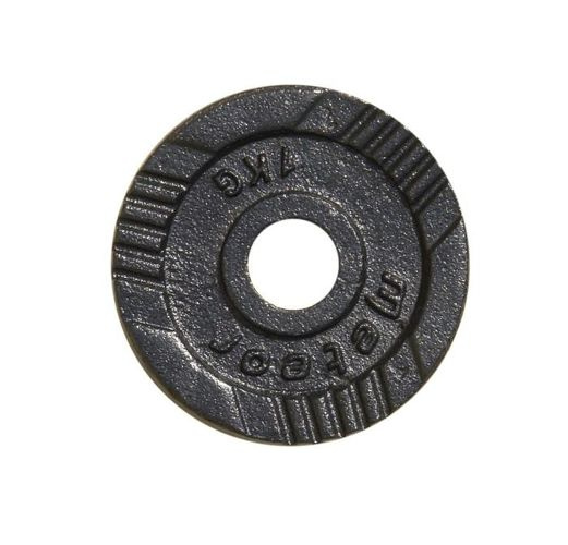 METEOR CZARNY TALERZ ŻELIWNY DO SZTANGI 1 KG 30001