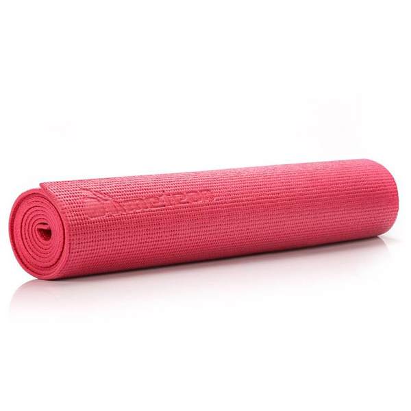 Mata fitness yoga Meteor różowa 180x60x0,5 cm