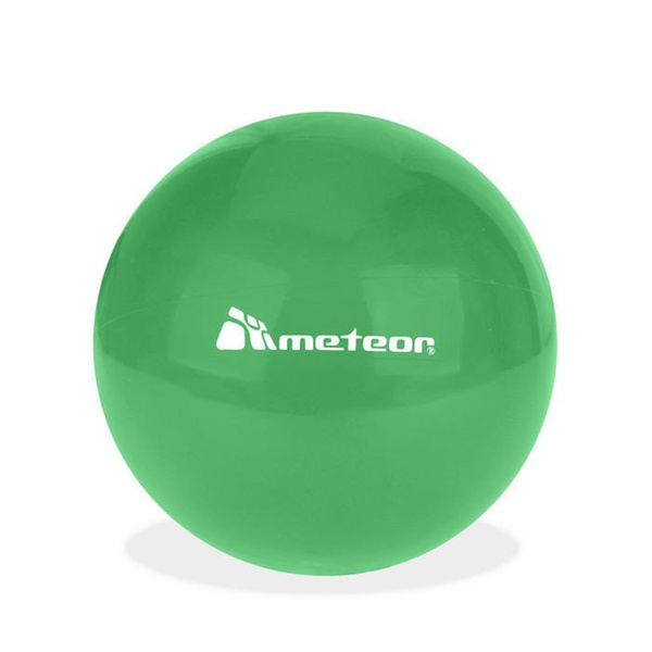 Piłka gimnastyczna fitness METEOR zielona 20 cm
