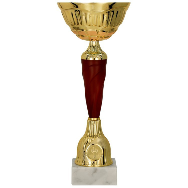 Puchar Tryumf 9257 złoto-burgundowy metalowy