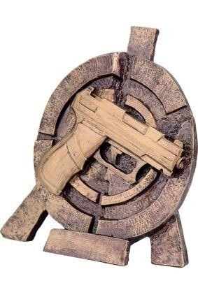 Statuetka Tryumf T RTY2065/BR brązowa strzelanie sportowa